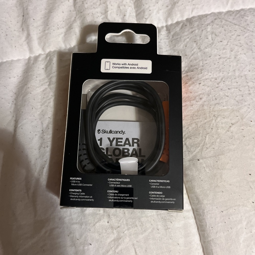 Skullcandy Line 4ft Charging Cable USB-A to Micro-USB Connector. New. Android - Picture 4 of 4